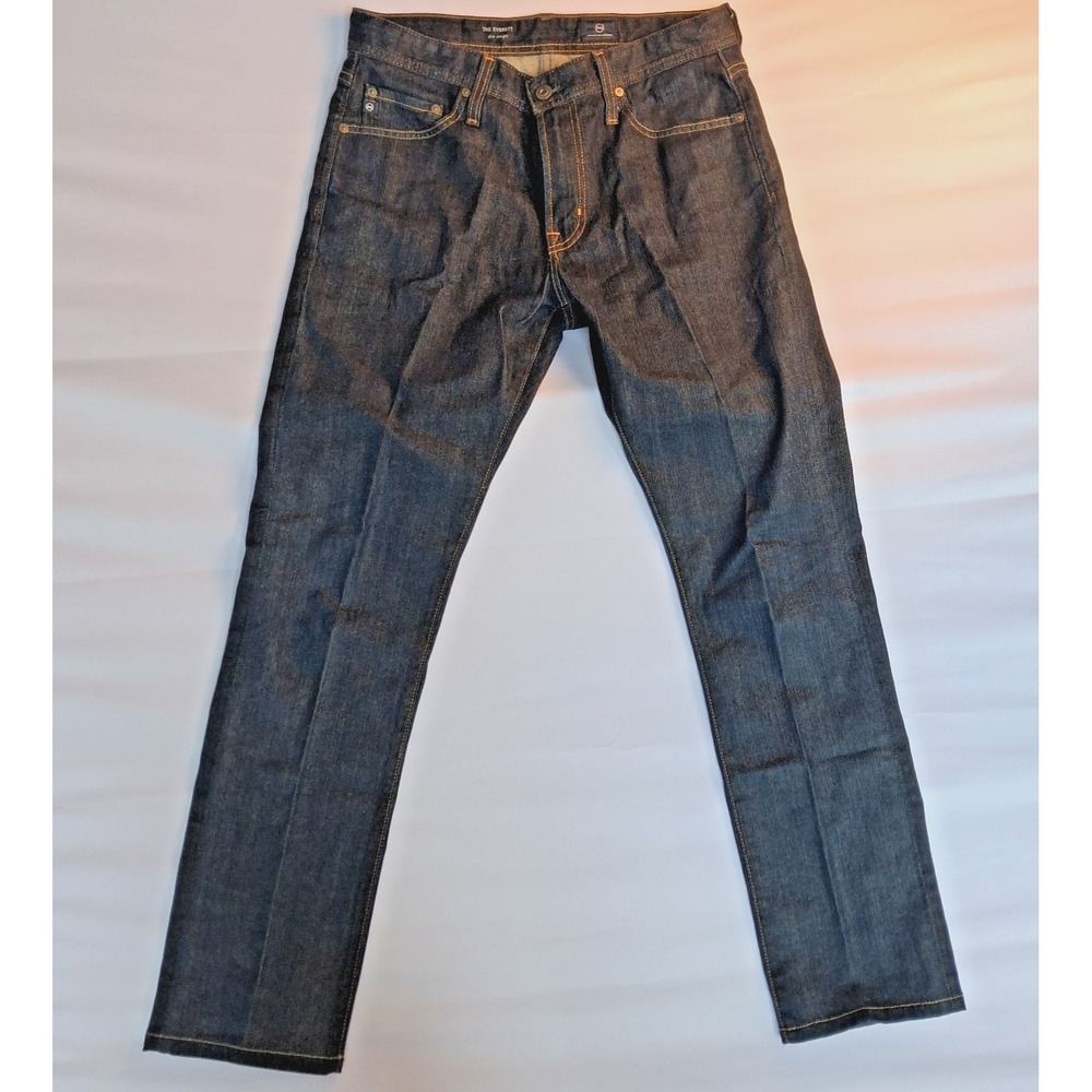 AG Adriano Goldschmied THE EVERETT Jeans Mens 31x30 SLIM STRAIGHT Blue Dark Wash